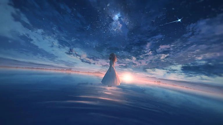 ささやくように