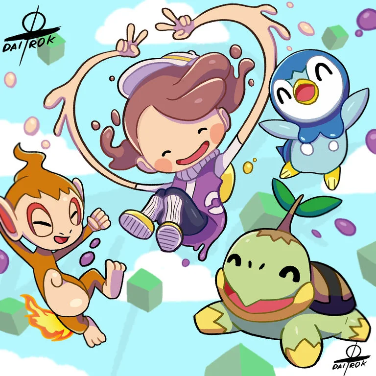 Pokopia! with Sinnoh Starters