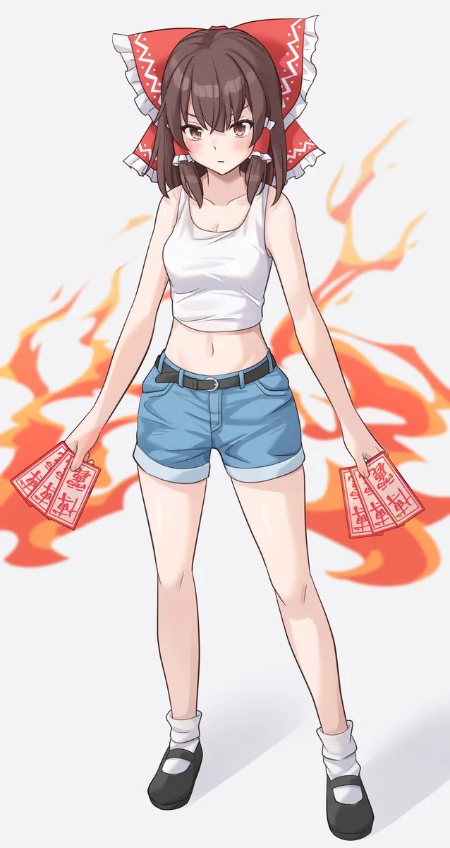 タンクトップ霊梦さん