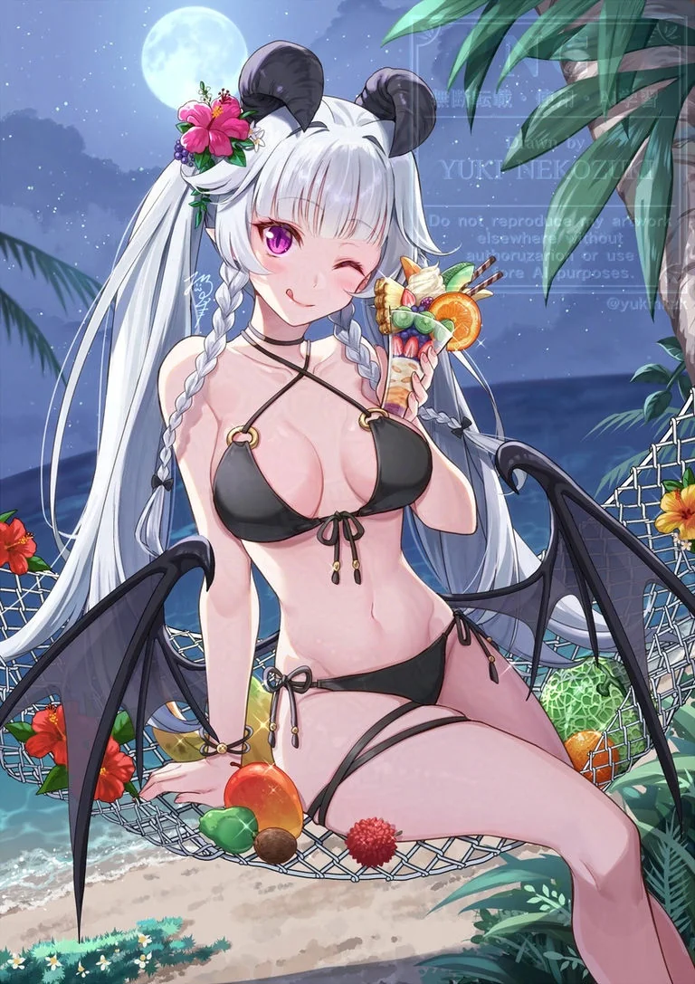 水着悪魔っ娘ちゃん