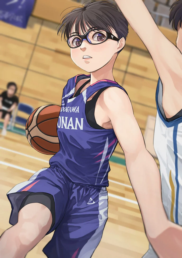 メガネのバスケ选手