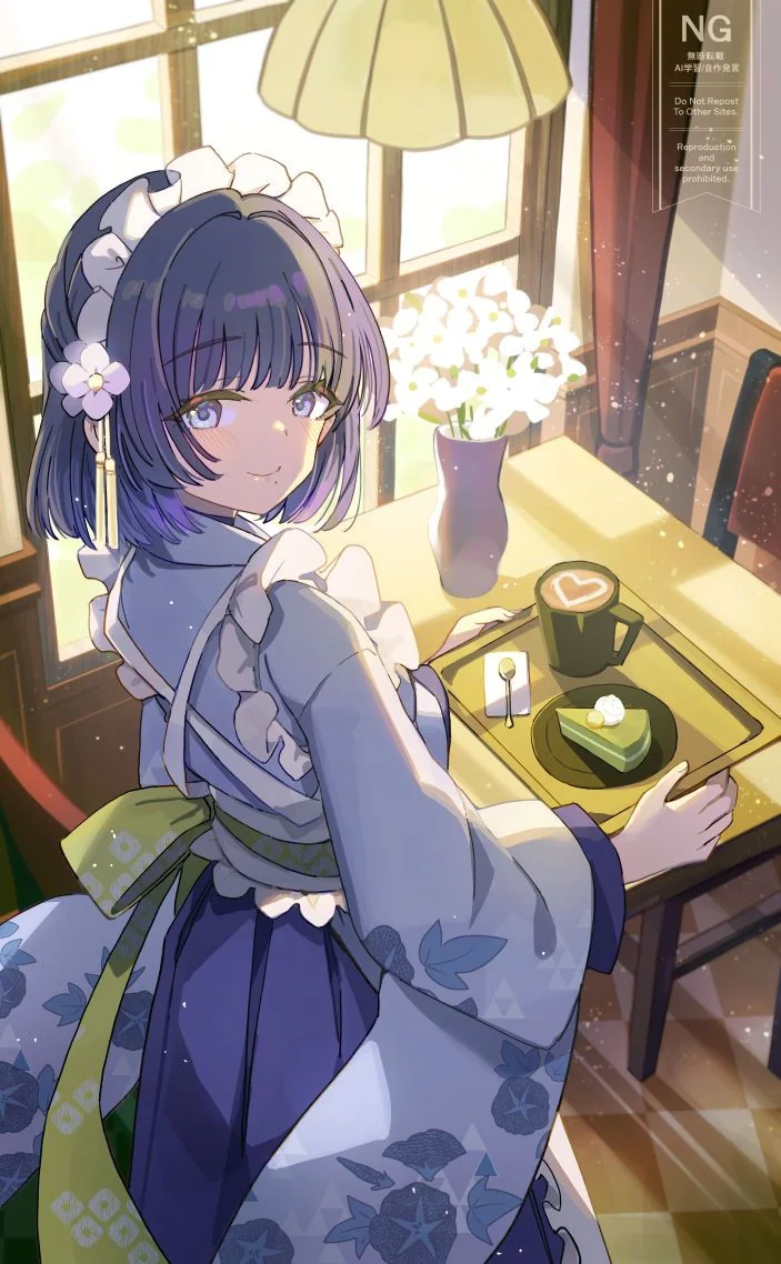 和风メイド💜秦谷美铃