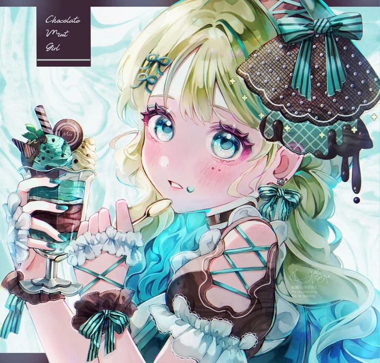 chocolate mint girl